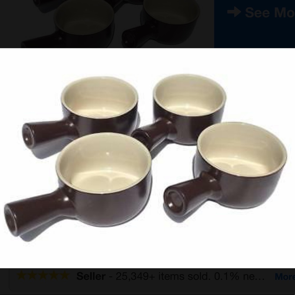 Chili bowl set 4 pcs Brand new